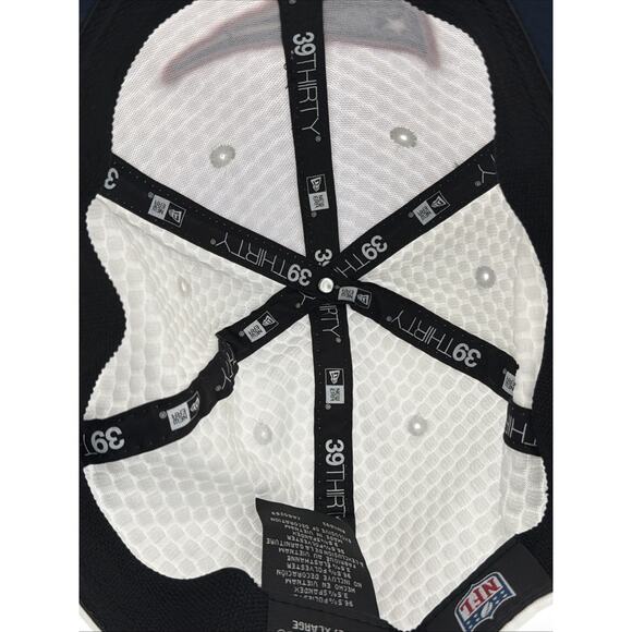 New England Patriots Flex Hat 2024 Training Camp New Era 39THIRTY L/XL NWT White - Picture 4 of 6